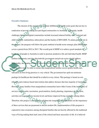 Health Sector Strategic Plan in Australia