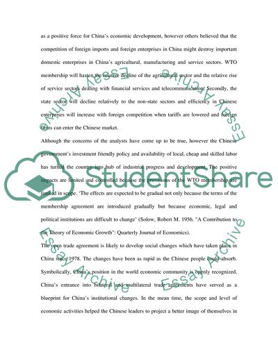 Economic growth in China and its impact on American economy