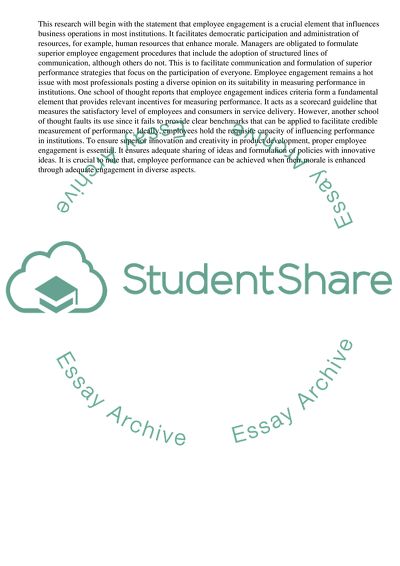 The relevance of employee engagement indices