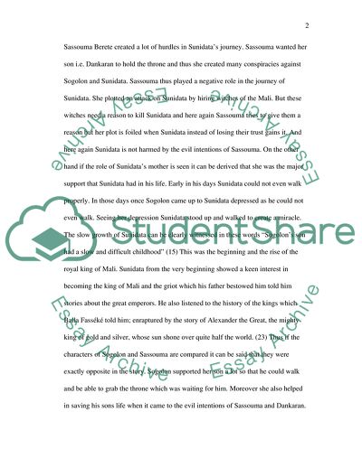 Mandes Cultural Views of Women and Family