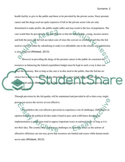 Health Economics and Financing