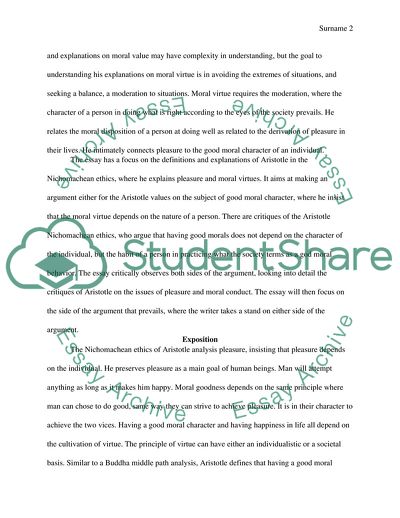 The Nichomachean Ethics by Aristotle