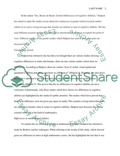 Gender Discrimination