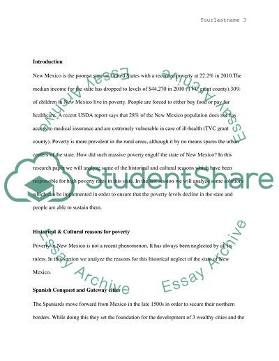 Poverty in New Mexico