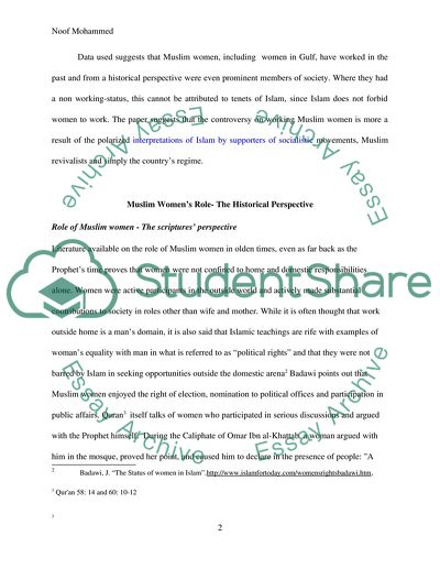 Working Women in the Gulf