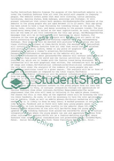 The CentralFush Website