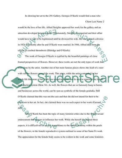 Georgia OKeefe and Janet Cummings Good