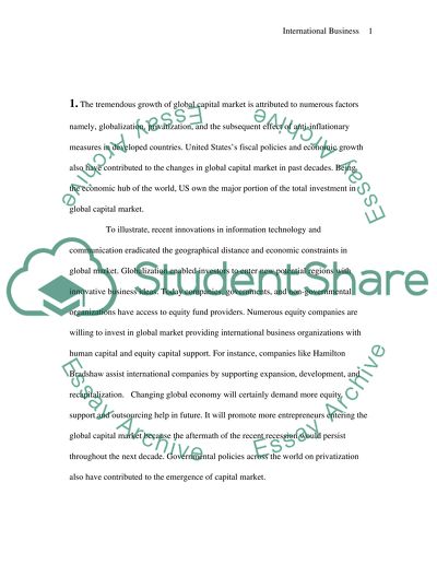 International Business in the US