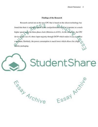 Summary on CPC an Architecture Suited for Josephson and Pipelined Memory Machines