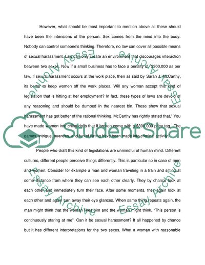 Sexual Harassment: Has it gotten better