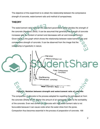 Concrete lab report essay 06 picture