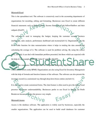 How Microsoft Office is Used in Businesses Today