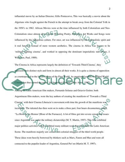 FILM FORM IN WORLD CINEMA