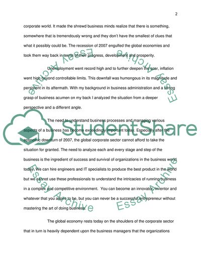 Applying for a Doctorate of Business Administration