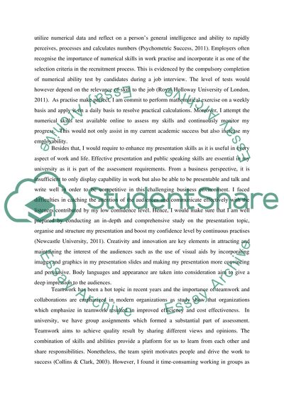 Progress Statement and Development Plan