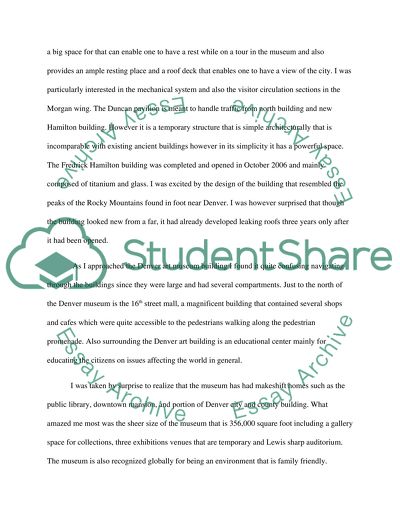 Denver Art Museum Visit