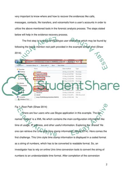 Digital Forensic: Skype