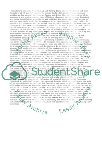 Workforce Management Issues