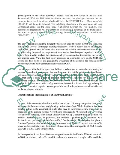 Foreign Exchange Indicator
