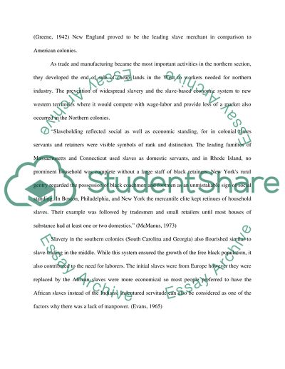 Eighteenth Century Slavery