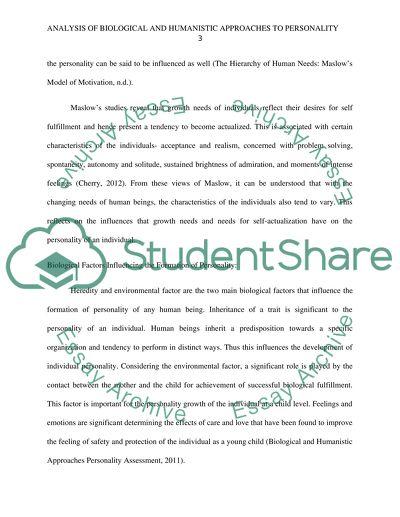 Humanistic personality definition image