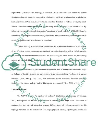 The Impact of Empathy and Violent Thinking on Violence in Youngsters