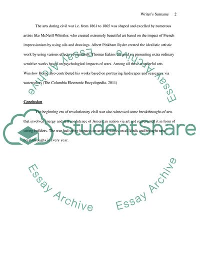 How Wars Affected the Art