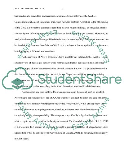 Canadian business law case study