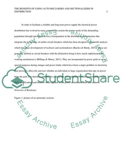 Using Auto-Reclosers And Sectionalizers In Distribution Systems