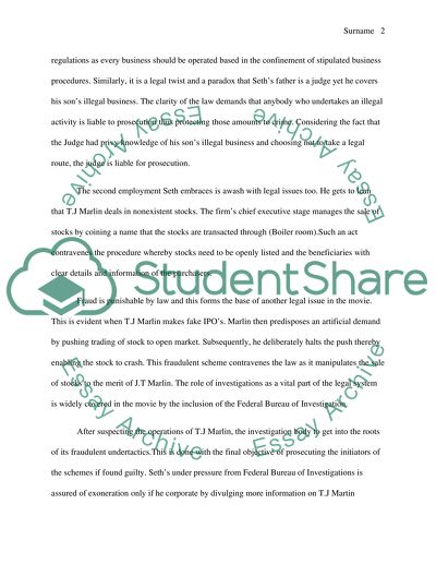 Boiler Room-legal perspective