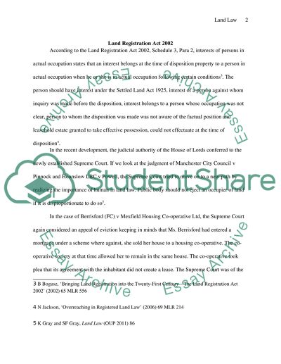 Land Law of the United Kingdom