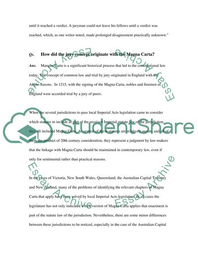 Jury system of United States