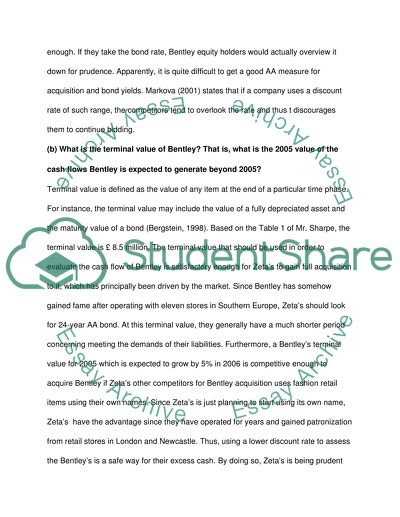 Mergers and aqcuisition