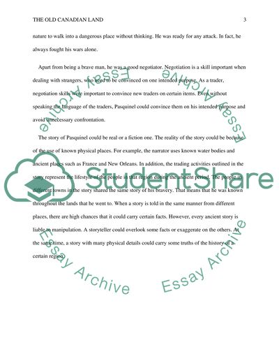 The old Canadian Land