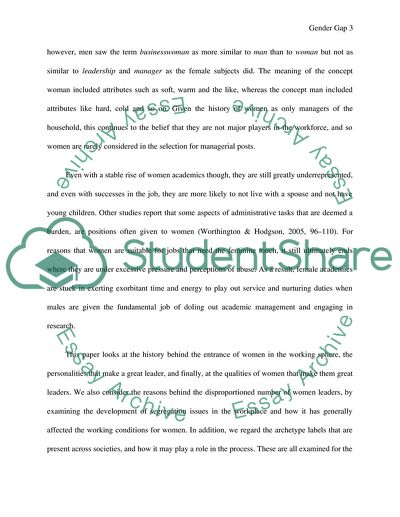 Gender Gap in Higher Education Leadership: Why are There Small Number of Women Leaders in Universities