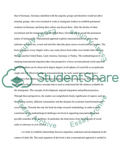 Transnational Migration by Thomas Faist