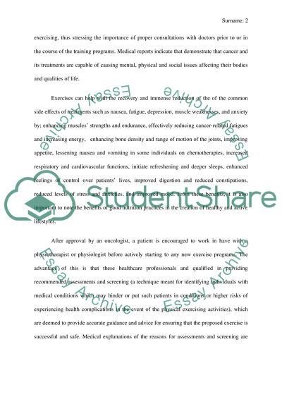 Cancer and Cancer Treatments