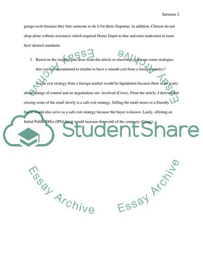 Home Depots Nightmarish EXIT from China