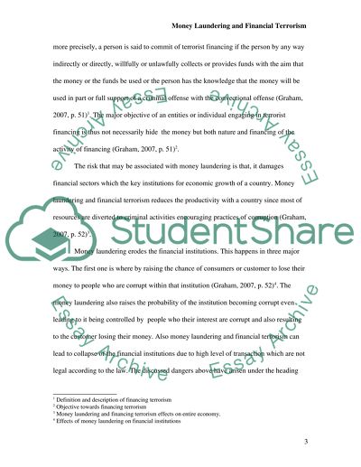 Investment Law - Money Laundering and Terrorist Finance