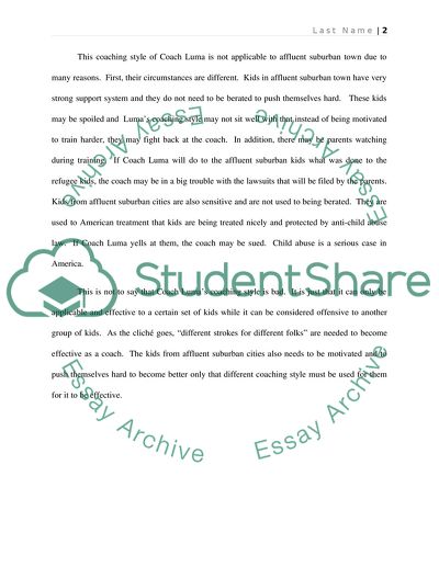 ESL PAPER based on outcast united