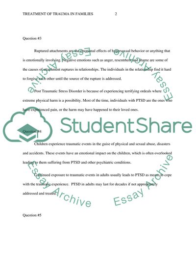 Traumatic life event questionnaire image