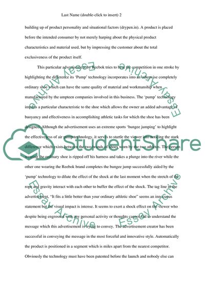 Marketing Advertising of Reebok Pump