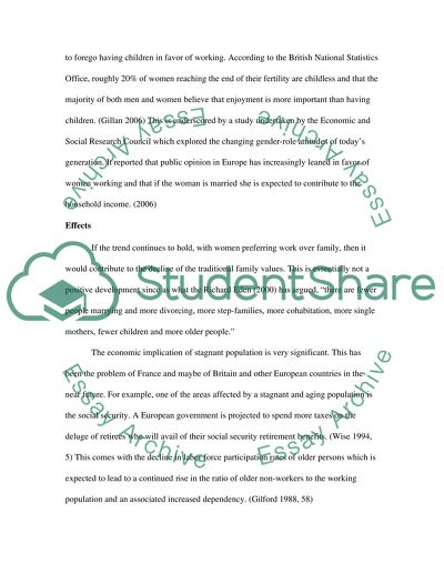 Greater Emphasis on Careers or Having Children