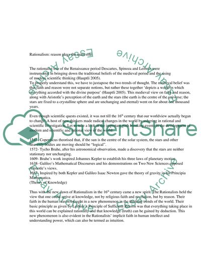 Is rationalism best understood as a rational phenomenon