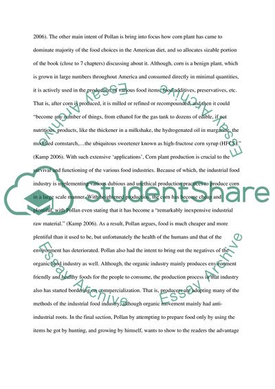 Omnivores Dilemma: A Natural History of Four Meals