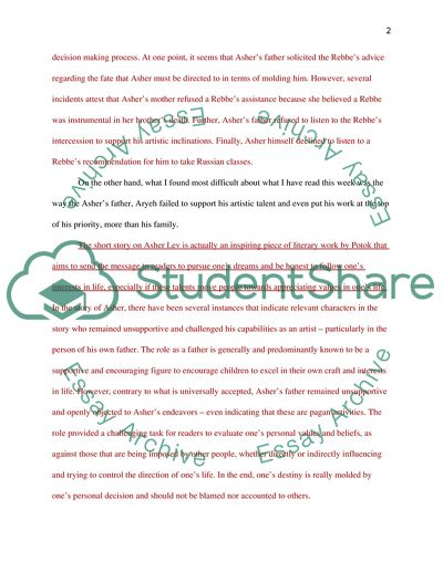 My Name is Asher Lev by Chaim Potok