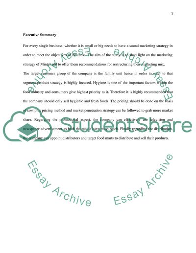 Marketing Mix Recommendations for Mintel