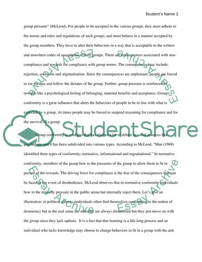 Meaning, Types, Causes and Effects, Experiments of Group Conformity