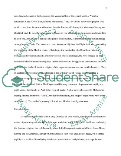 Conflict between Israelis & Palestinians