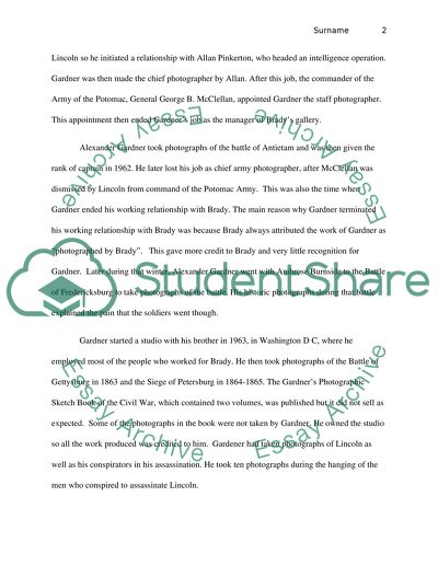 Research paper about famous photographer